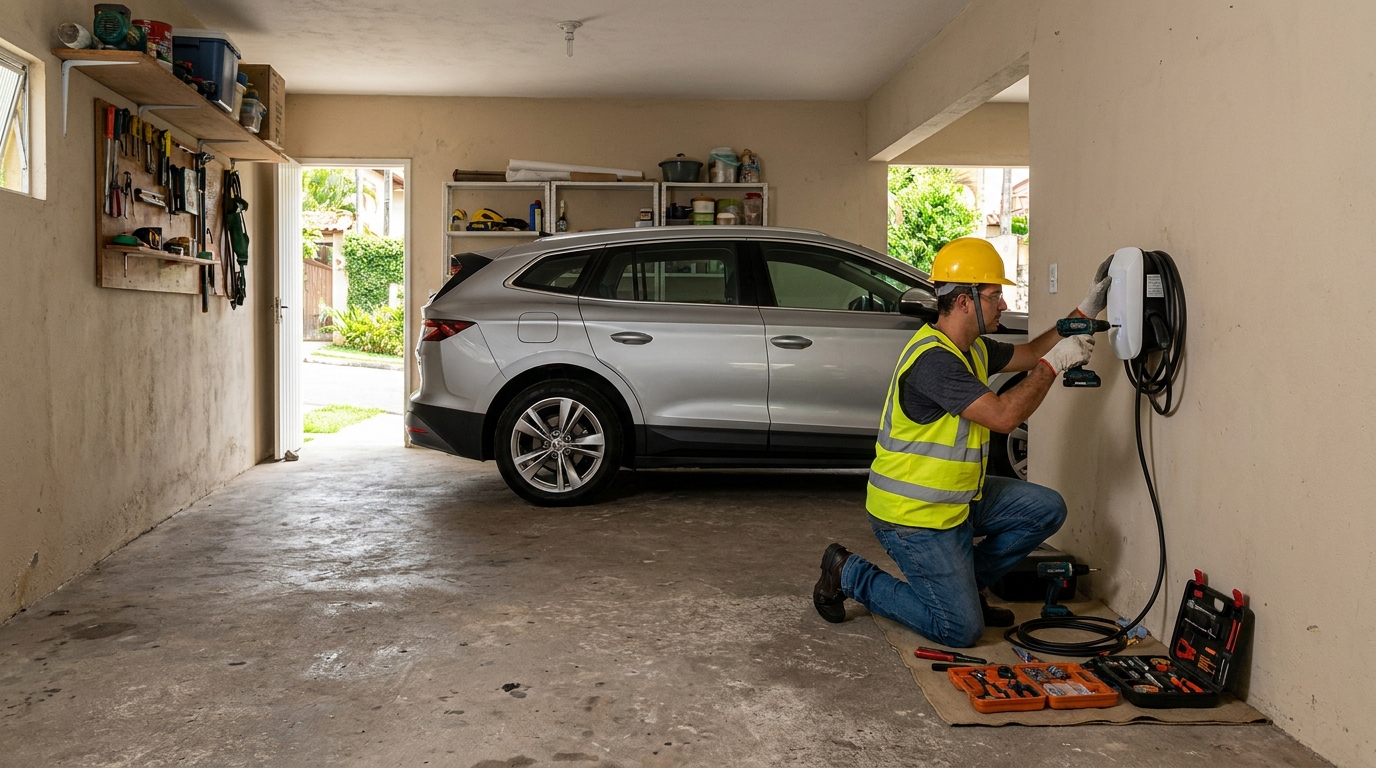 Instalação em garagem ou condomínio em Indaiatuba‑SP